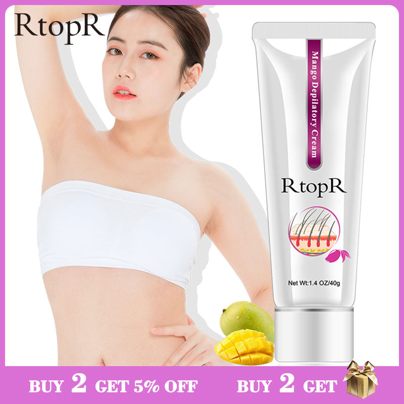 Mango Depilatory Cream Body Painless Effective Hair Removal Cream for Men and Women Whitening Hand Leg Armpit Hair Loss Product