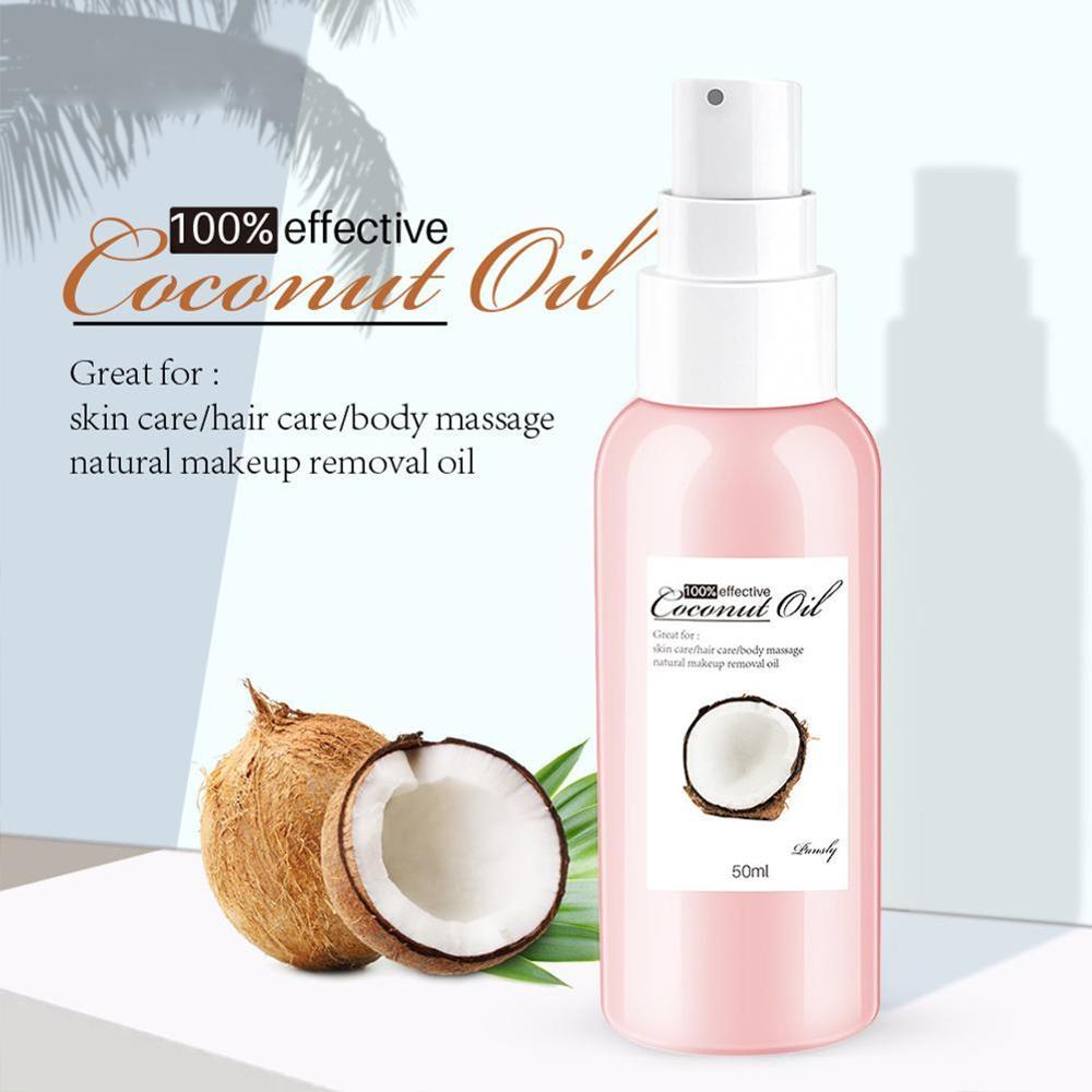 Organic Extra Virgin Coconut Oil Cold Pressed Coconut Oil for Skin Hair Care Makeup Remover Body Massage Relaxation Oil Control