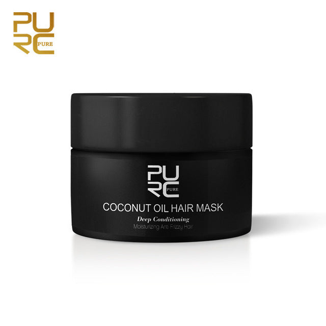 PURC Magical Coconut Oil Hair Treatment Mask Repairs Damage Hair Root Hair Tonic Keratin Restore Hair & Scalp Treatment TSLM1