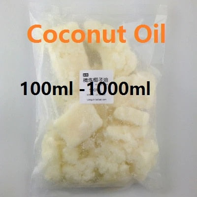 Cosmetics YAFUYAN 100ml -1000ml Coconut Oil Skin and Hair Care System DIY Soap Raw Materials Refined Coconut Oil and Base Oil